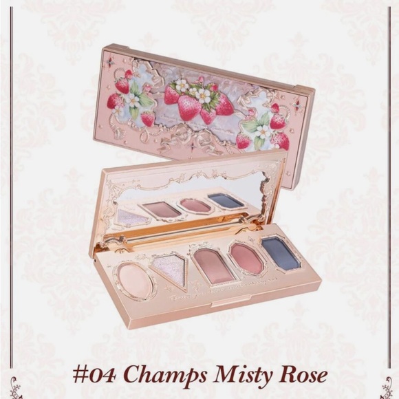 Flower Knows Strawberry Rococo 5 Color Eyeshadow - Picture 3 of 6